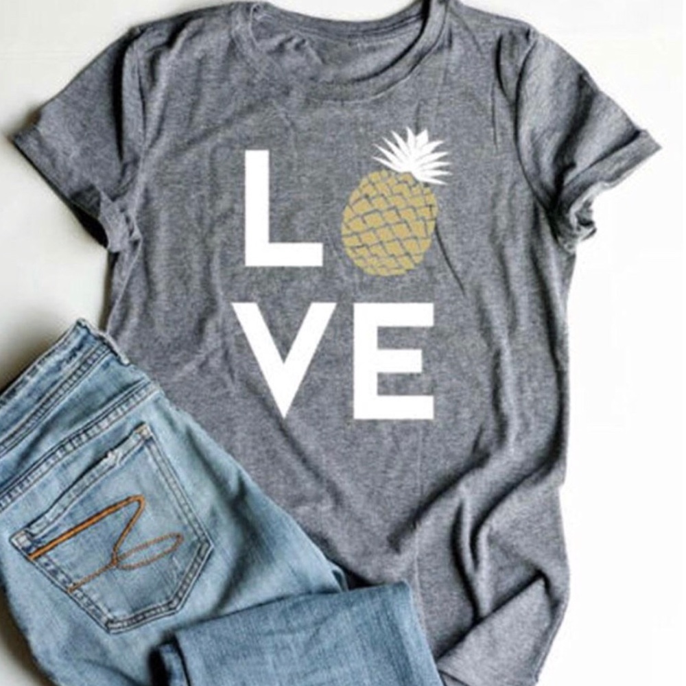 ✨LOVE Pineapple Cozy Tee✨